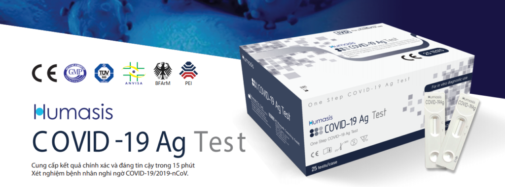 Test nhanh Humasis COVID-19 Ag Test - DATACO.,LTD